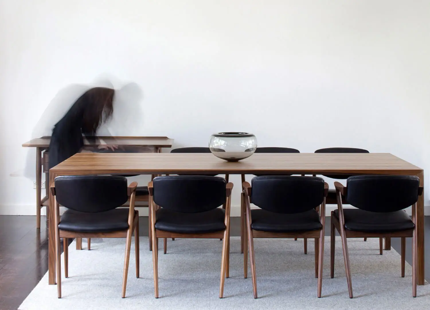 Johansen Rectangle Walnut Table Great Dane