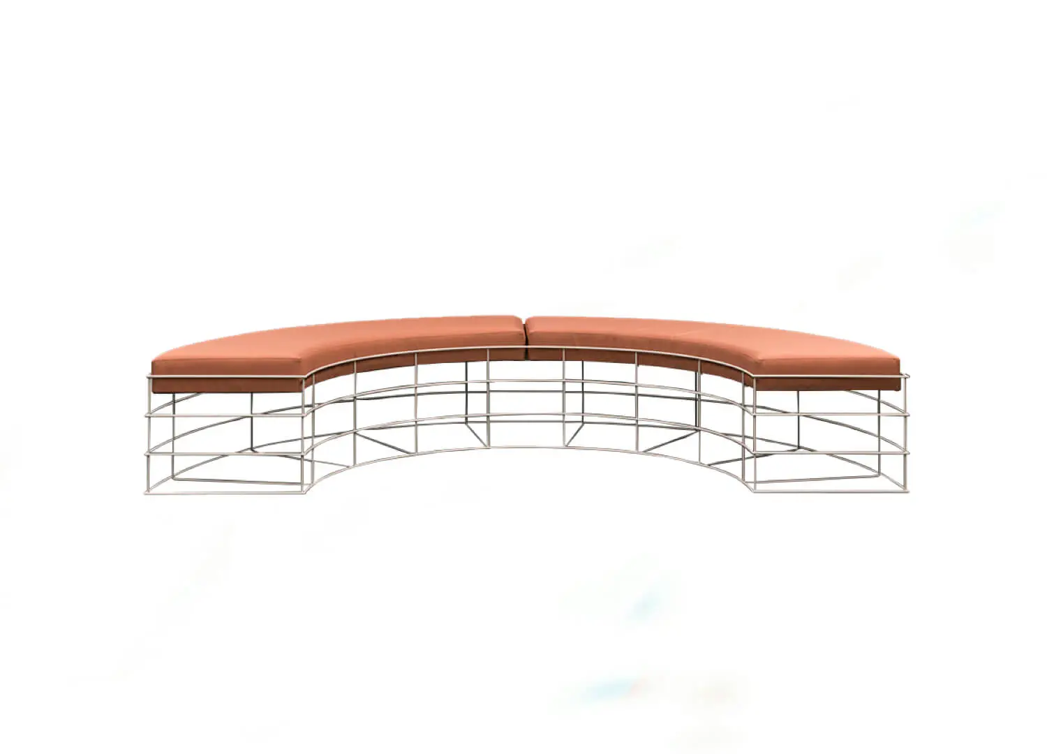 Grazia & Co Ellis Curved Outdoor Bench