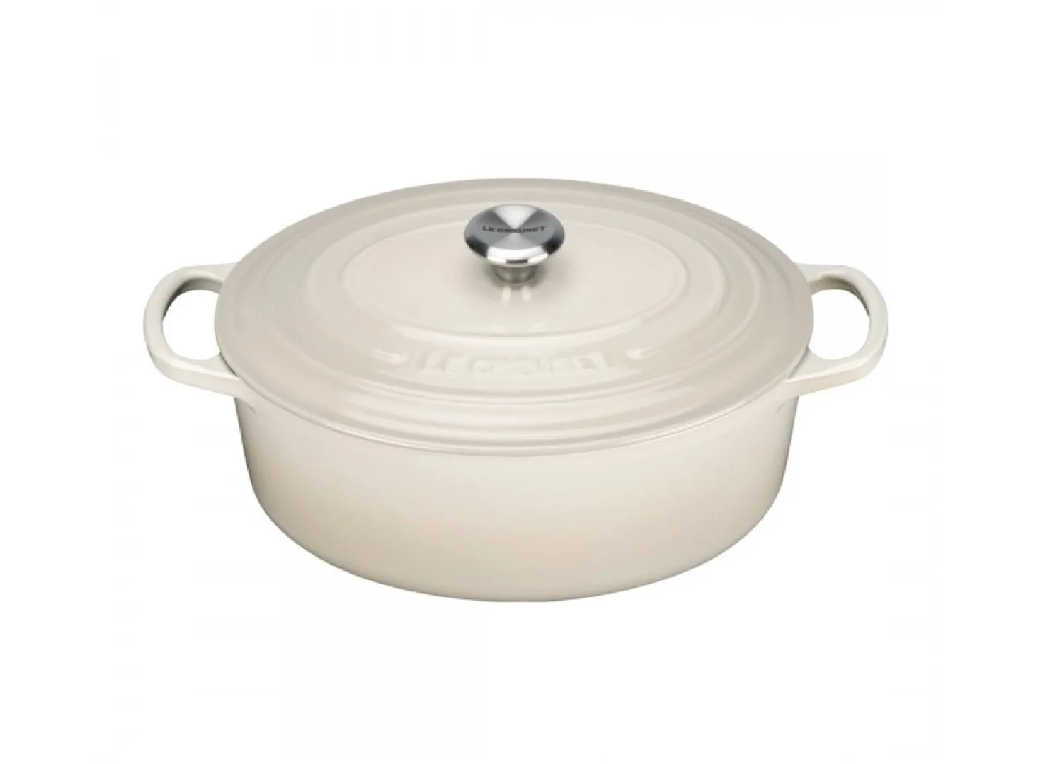 Le Creuset Cast Iron Oval Casserole (Cream)