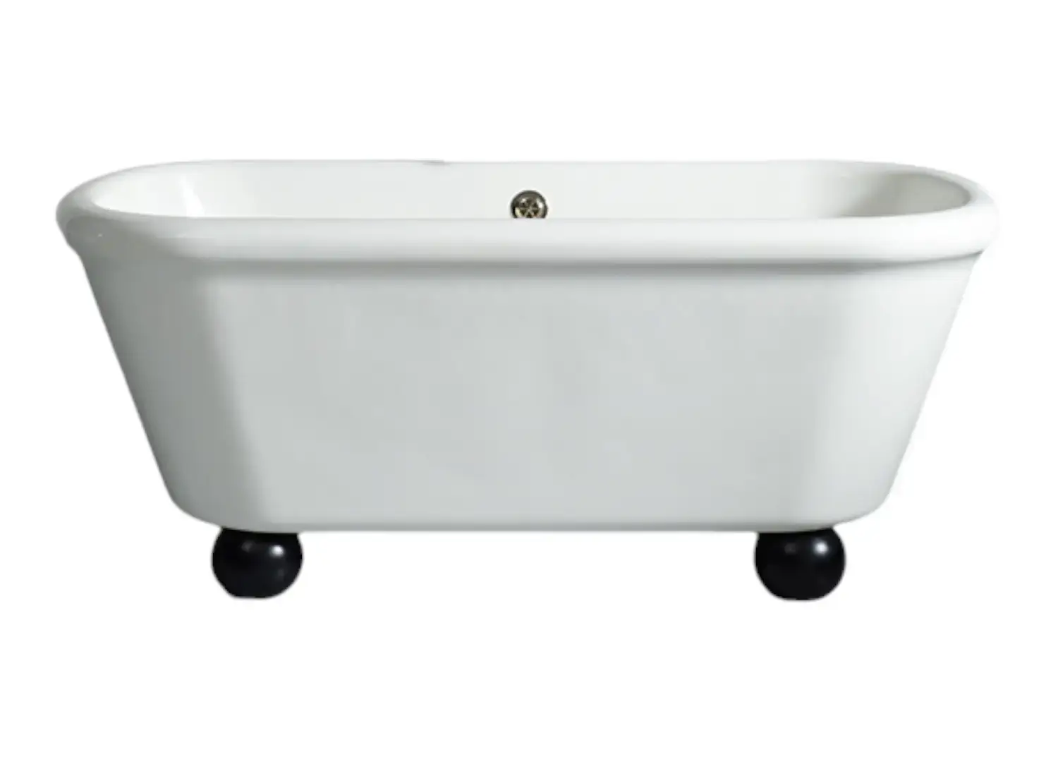 The Water Monopoly Rockwell Bath | Ink Gloss Black Feet