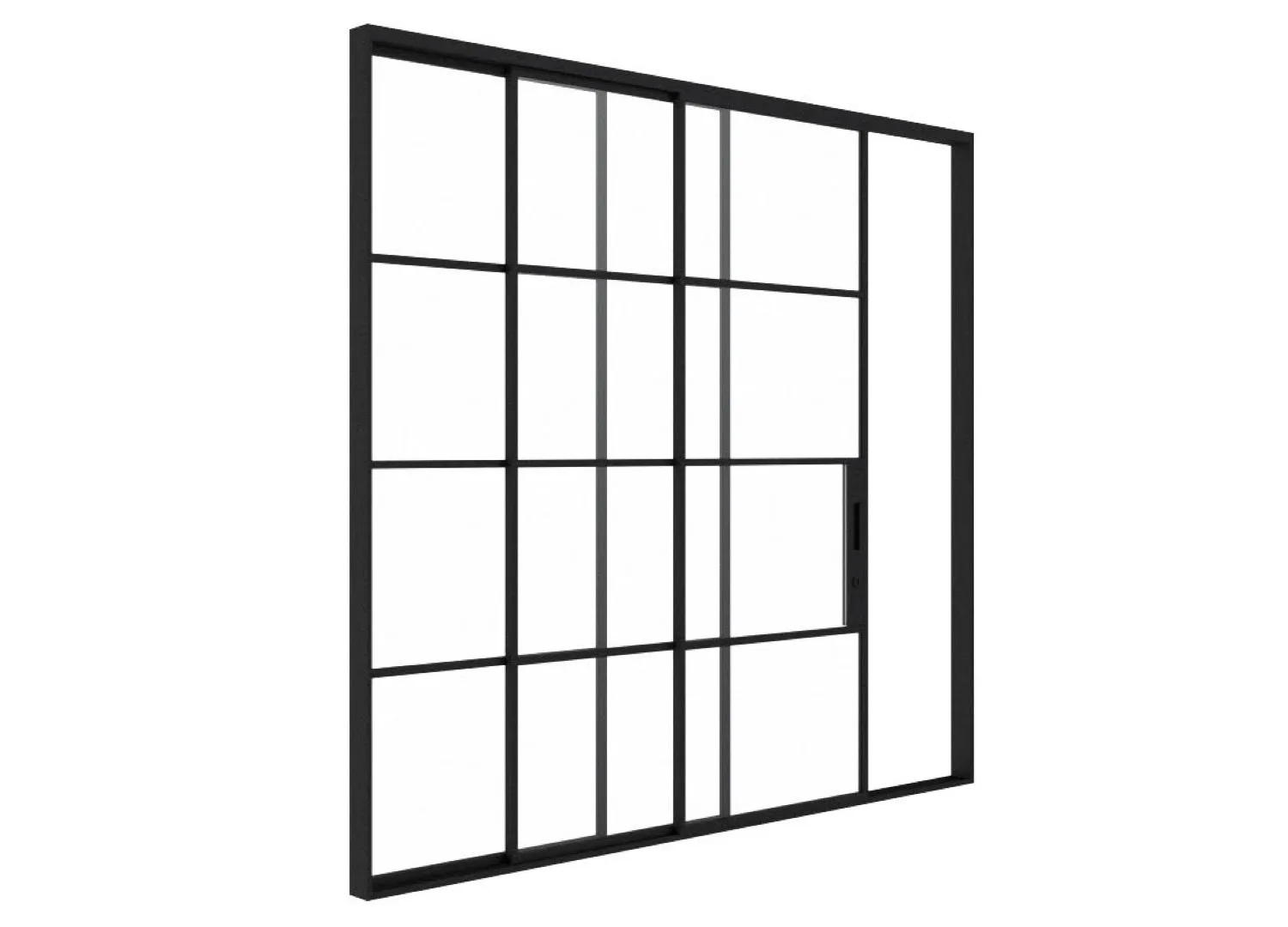 Steel Window Design Stacked Sliding Door