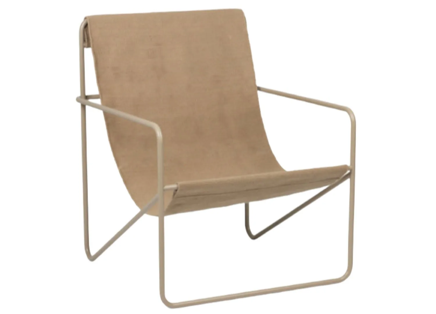 Ferm Living Desert Indoor Outdoor Lounge Chair (Cashmere/Sand)