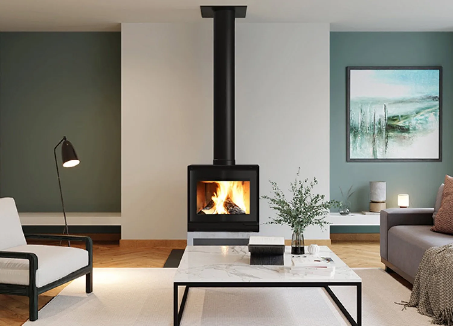 Escea TFS650 Freestanding Firepleace
