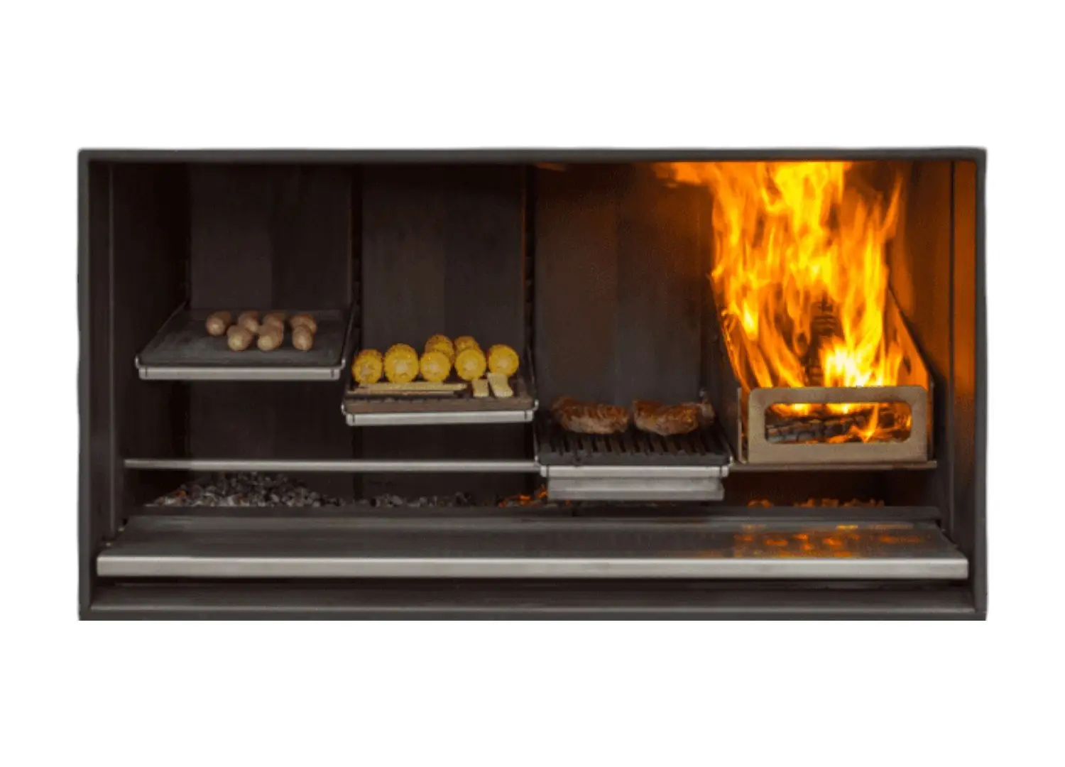 Escea EK1250 Outdoor Fireplace Kitchen