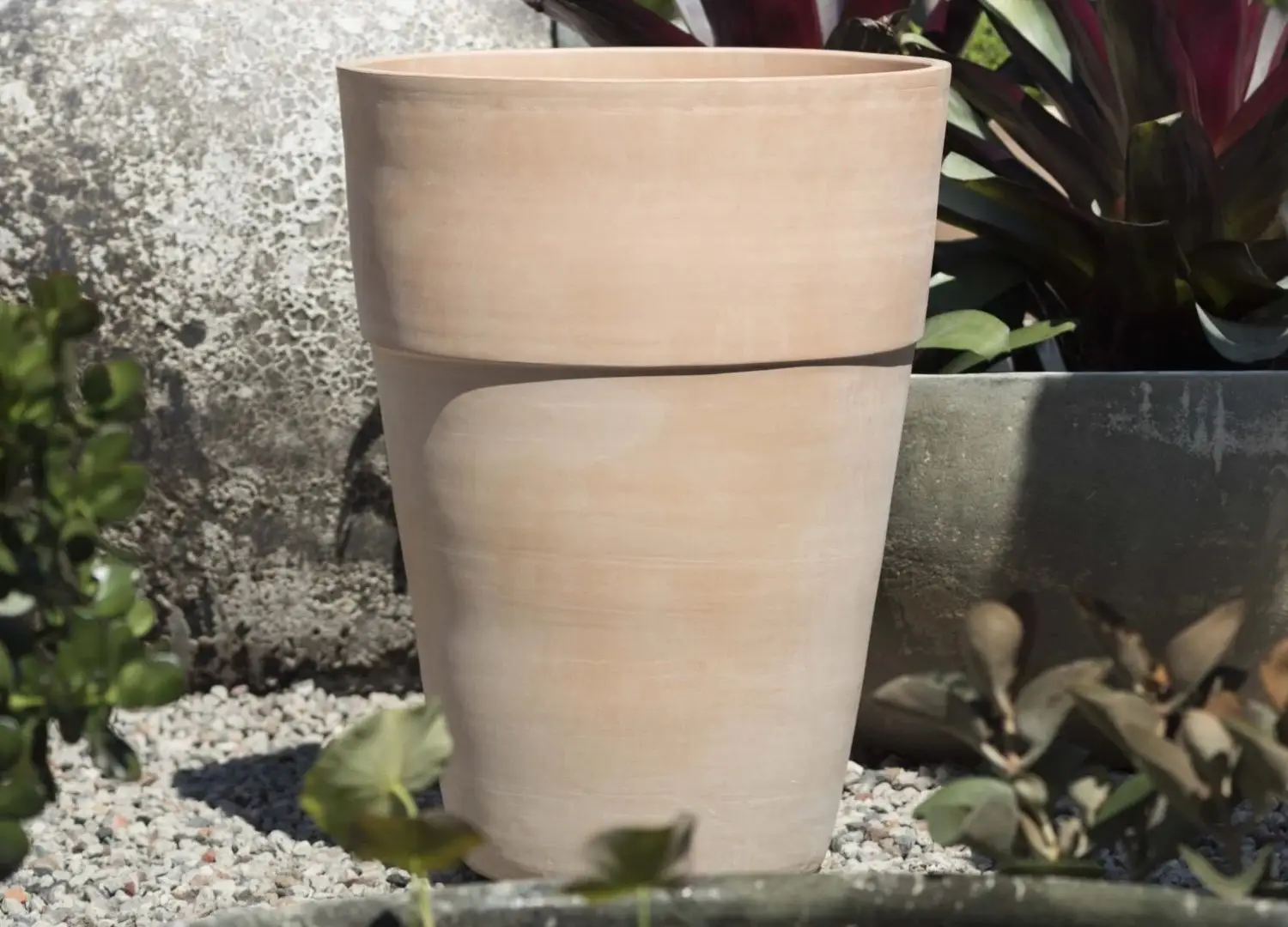 Garden Life Handthrown Terracotta Conical