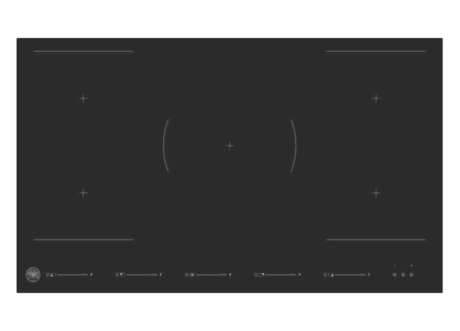 Bertazzoni Modern Series | 90cm Induction Hob 2 Multizone