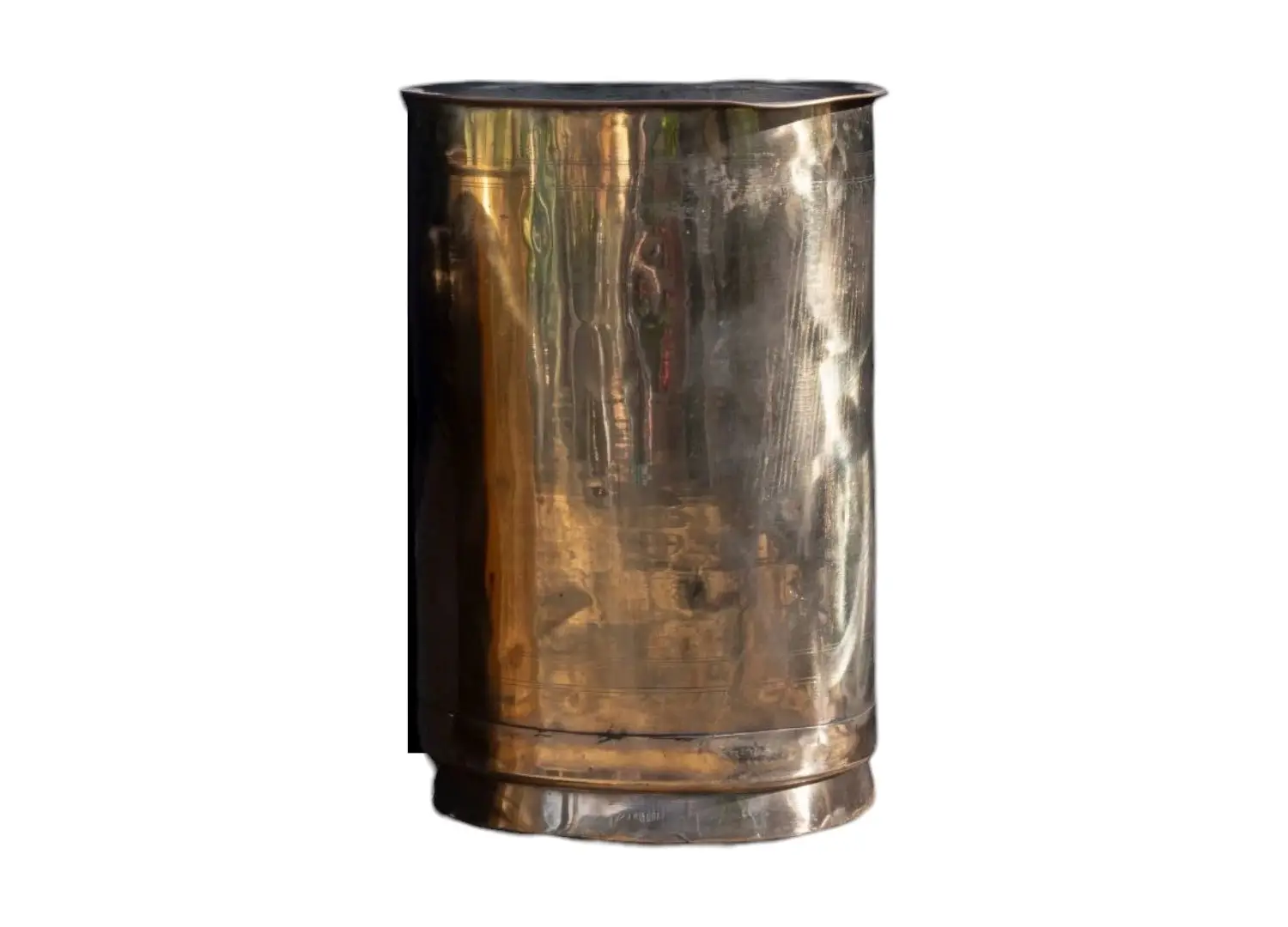 Garden Life Antique Tall Brass Planter