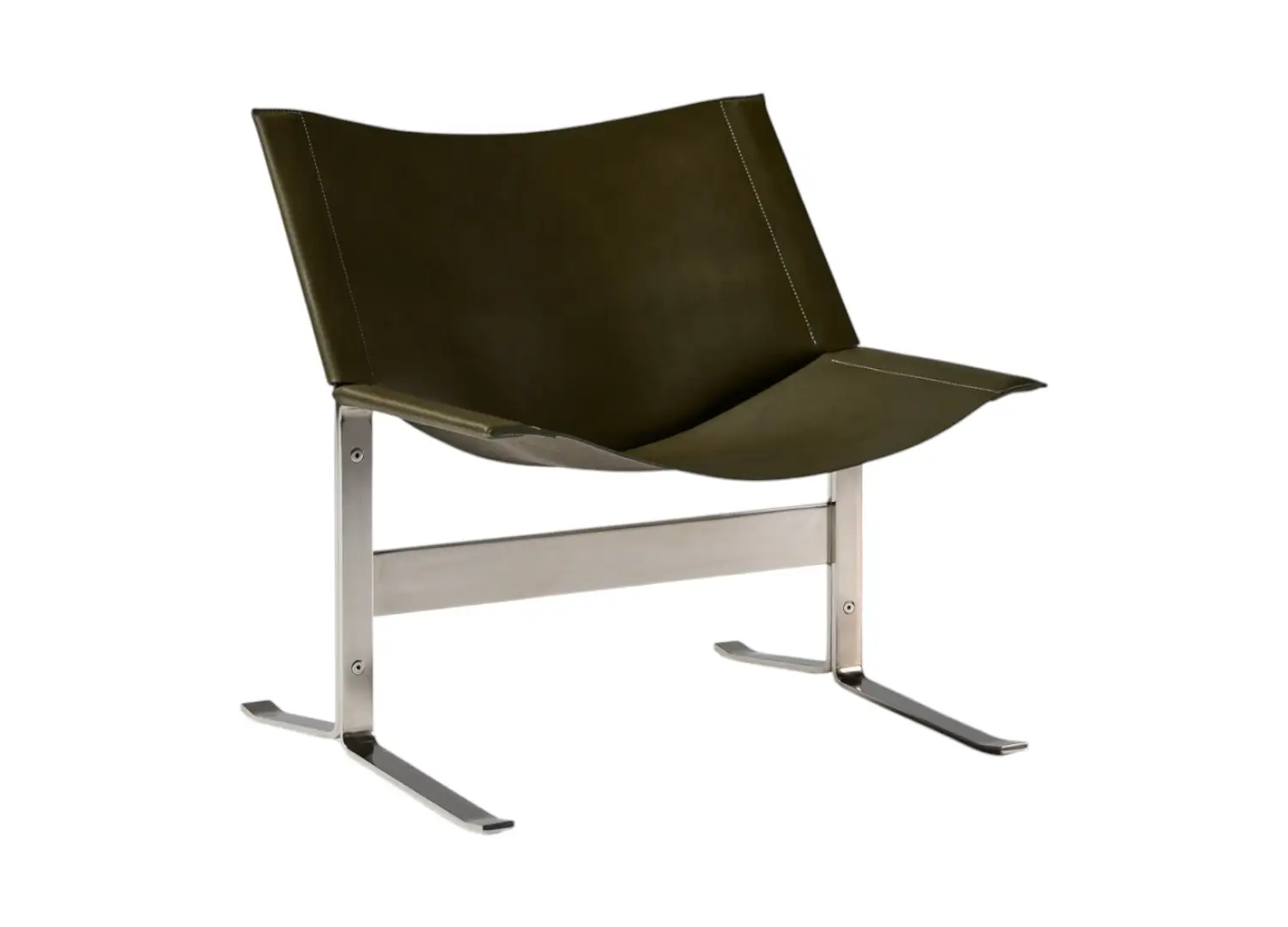 Grazia & Co Meadmore Leather Sling Chair