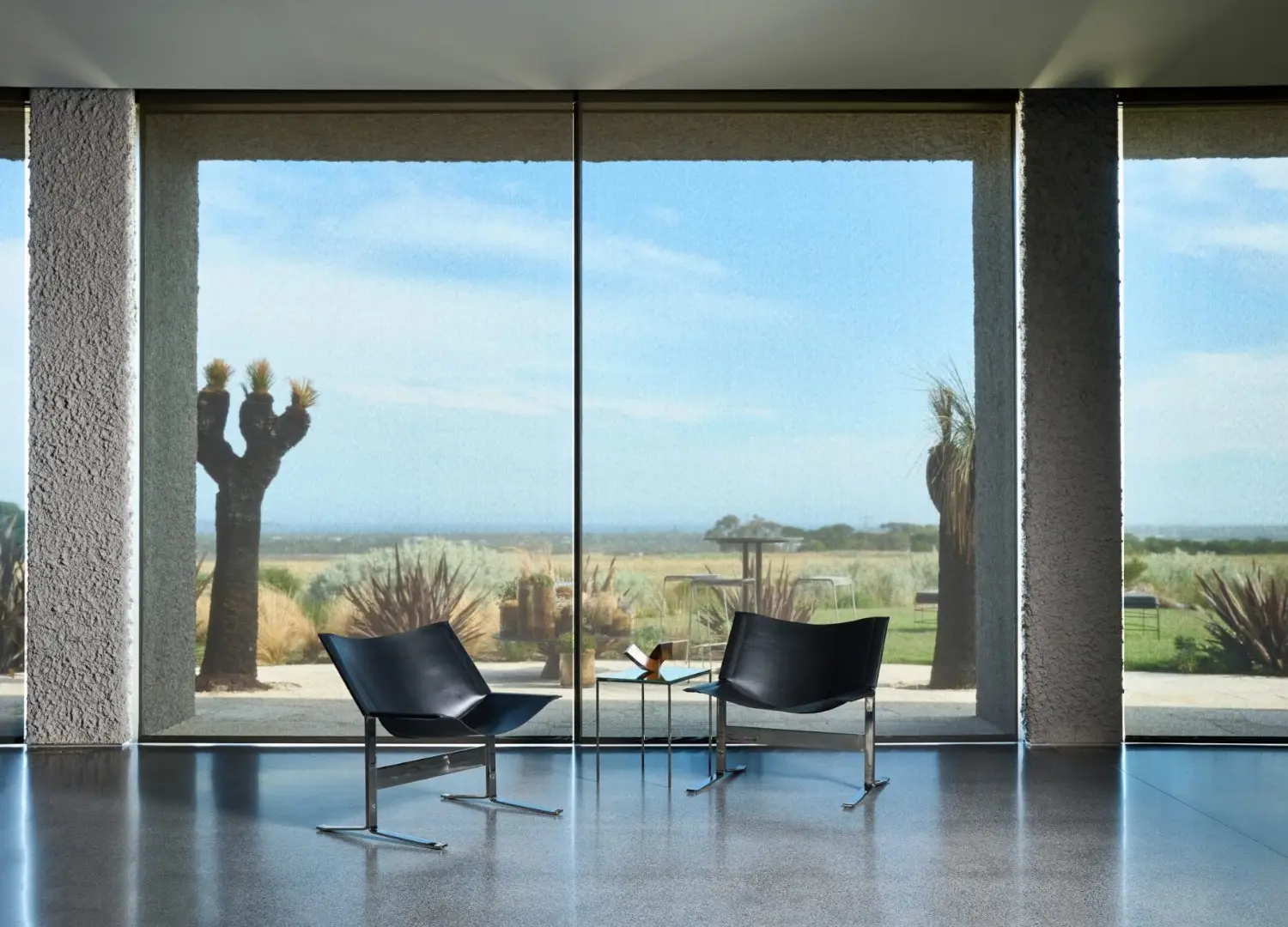 Grazia & Co Meadmore Leather Sling Chair
