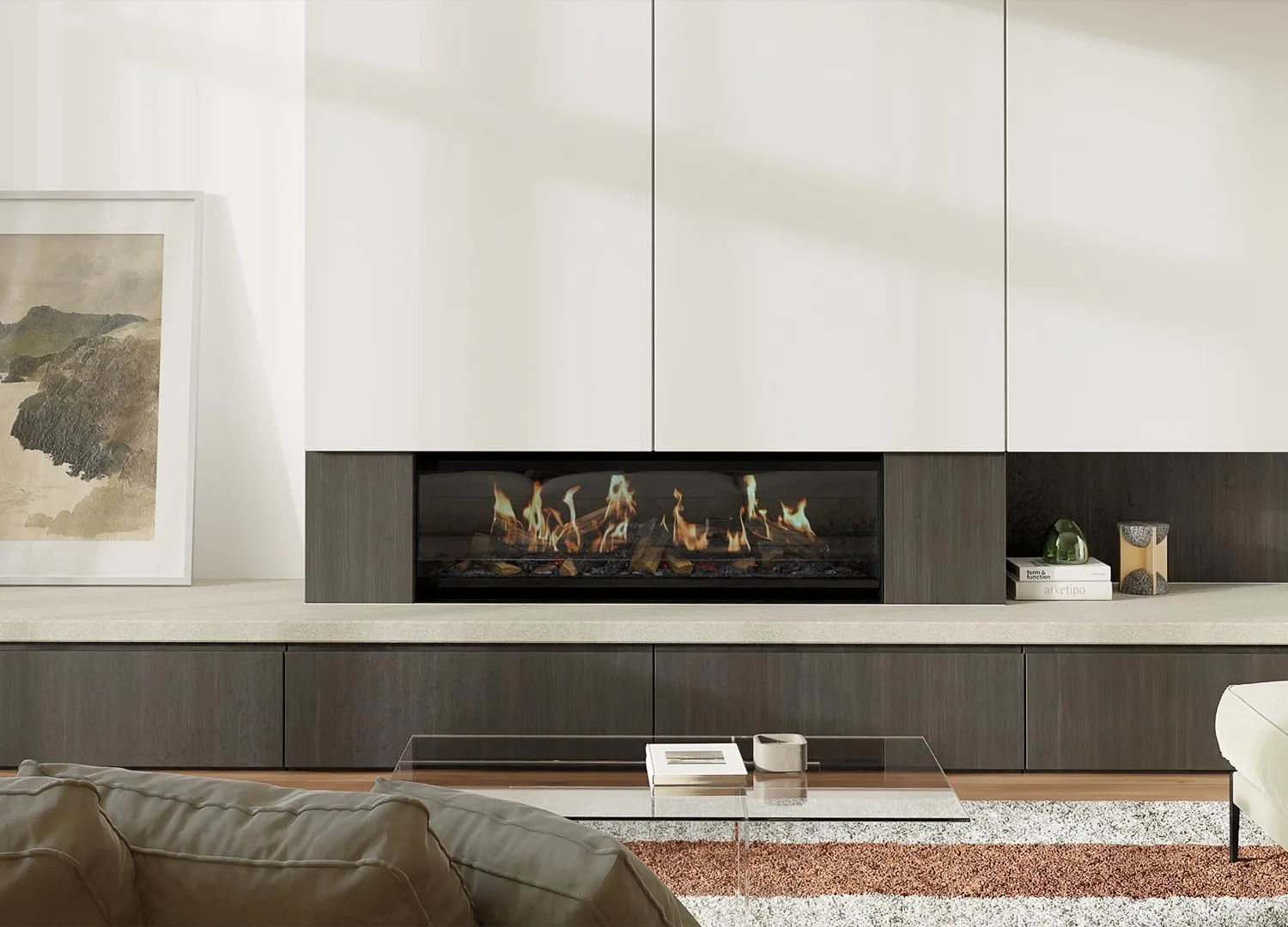 Escea LE1250 Holographic Electric Fireplace