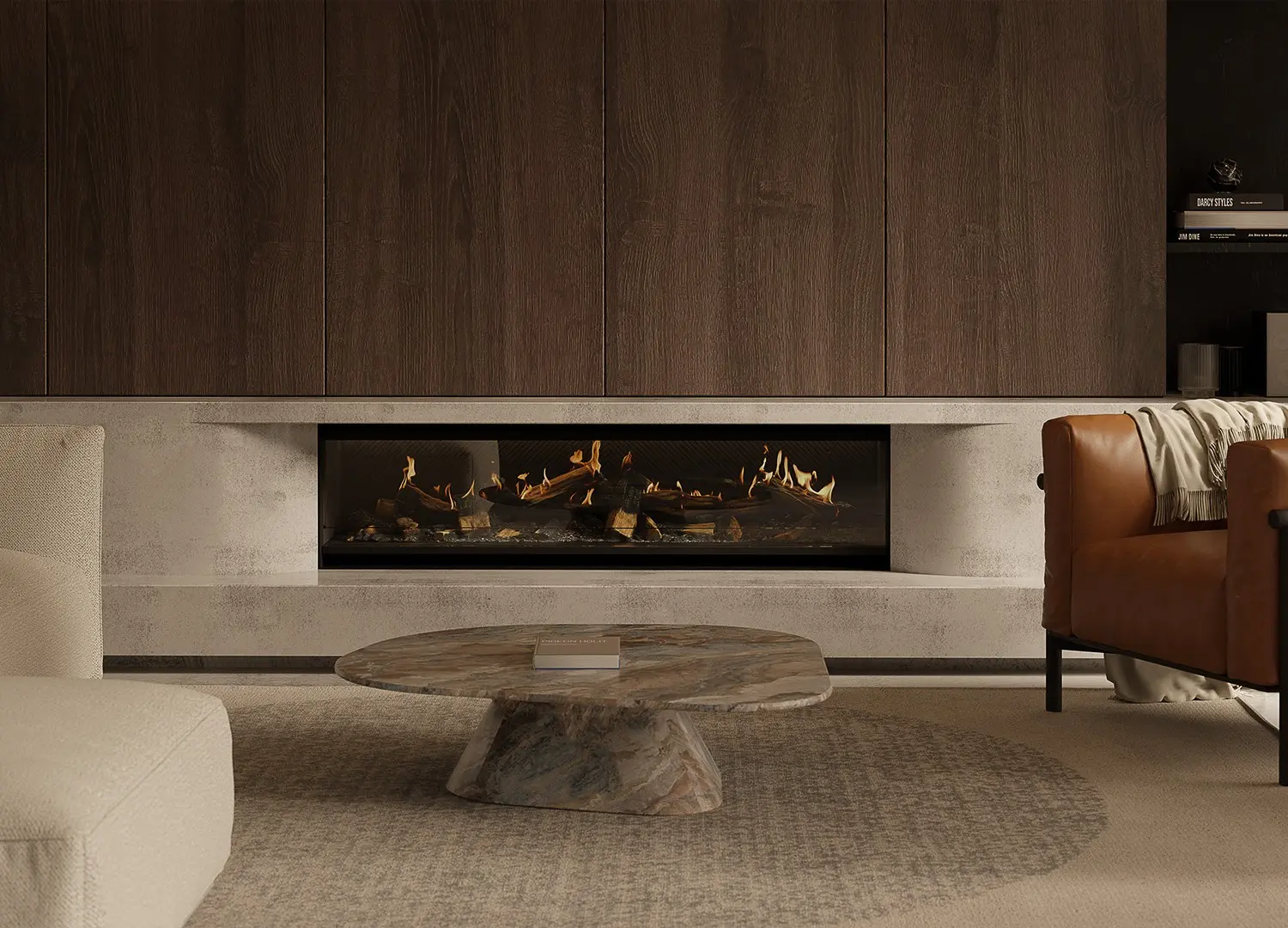 Escea LE1550 Holographic Electric Fireplace