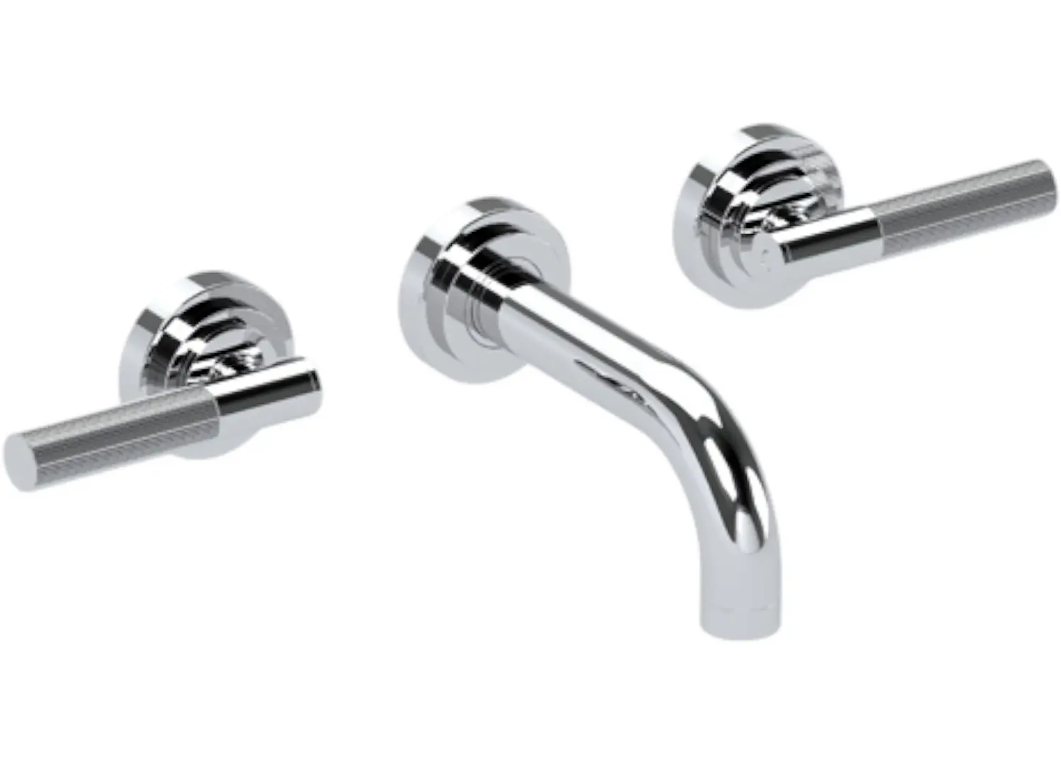 Samuel Heath Lathe Wall-Mounted Basin Set